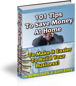 101 tips to save money at home