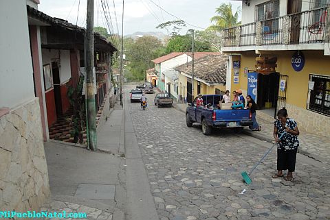 Calles de Copan Ruinas