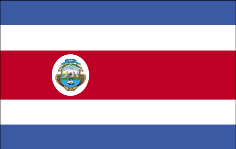 Bandera Costa Rica