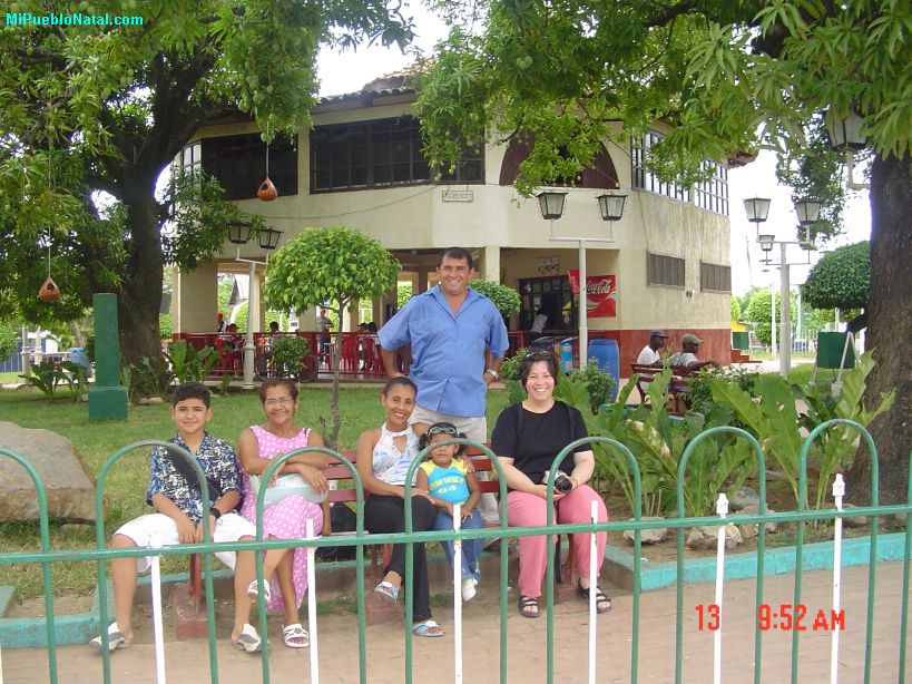 En el parque central de Trujillo