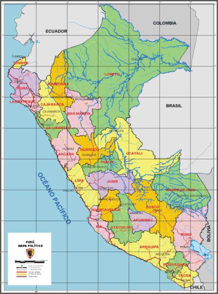 Mapa de Peru