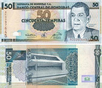 Fifty Lempiras, 50 Lempiras