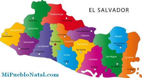 El Salvador Map