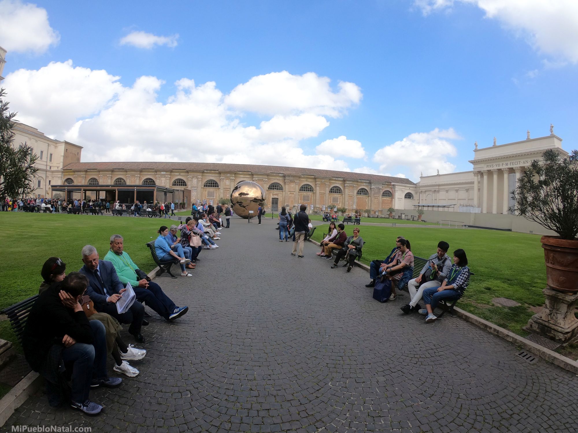 Jardin de los museos del Vaticano