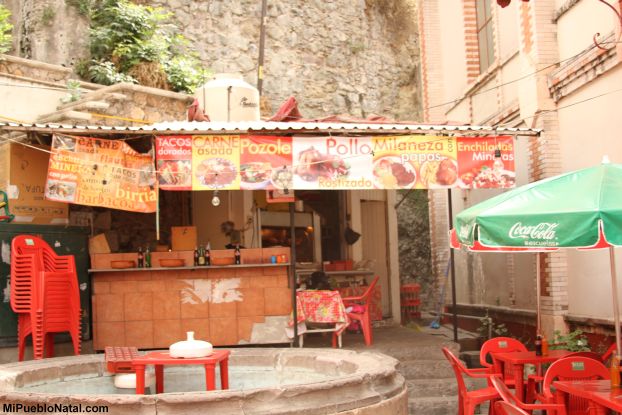 Puesto de comidas en Gunajuato Puesto de comidas en Gunajuato