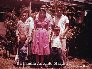 La familia Antonio Martinez en 1962