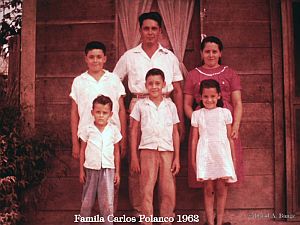 La familia Carlos polanco en 1962
